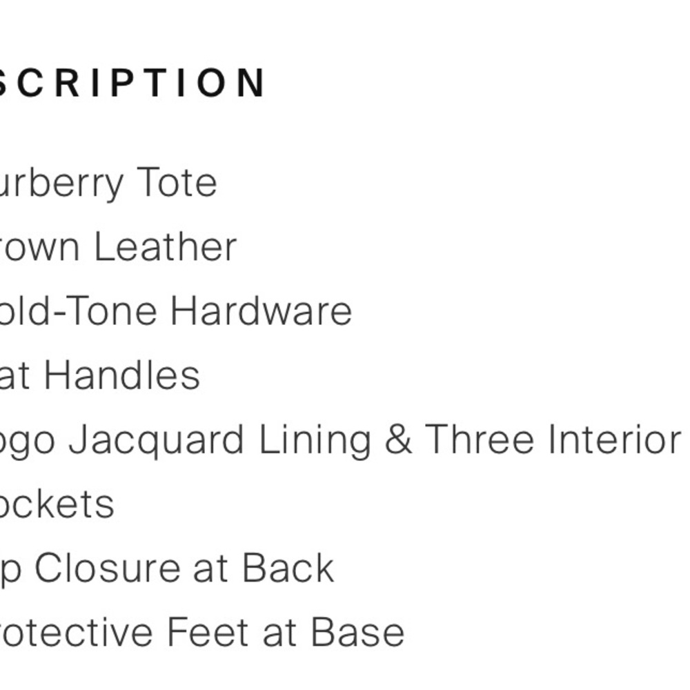 Burberry Leather Lowry Tote Bag - Picture 6 of 7